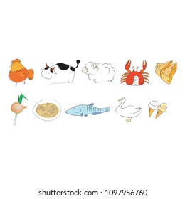 Food illustration Collection
