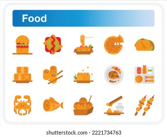 Food Illustration Pack for Web Design, Poster, Brochure, Printing, Advertisement, etc.
