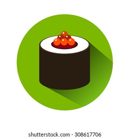 food illustration seafood sushi vector fish rice