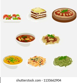 food illustration vector design