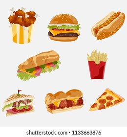 food illustration vector design