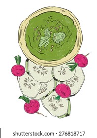 Food illustrations