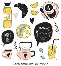 Food illustrations collection