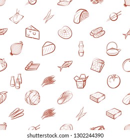 Food images. Background for printing, design, web. Seamless. Binary color.