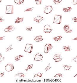 Food images. Background for printing, design, web. Seamless. Binary color.