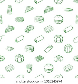 Food images. Background for printing, design, web. Seamless. Binary color.