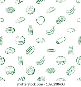 Food images. Background for printing, design, web. Seamless. Binary color.