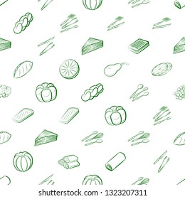 Food images. Background for printing, design, web. Seamless. Binary color.