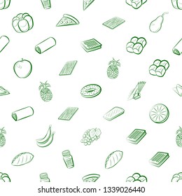 Food images. Background for printing, design, web. Seamless. Binary color.