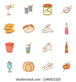 Food images. Background for printing, design, web. Colored.