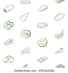 Food images. Background for printing, design, web. Seamless. Binary color.