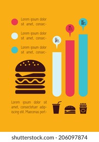 Elemento Infográfico de Alimentos