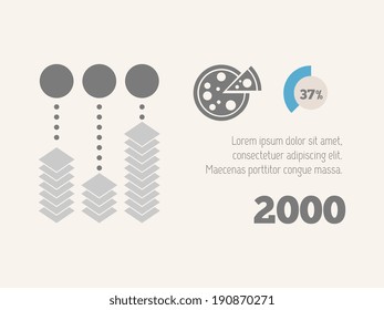 Food Infographic Elements.