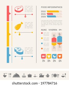 Plantilla Infográfica de Alimentos.