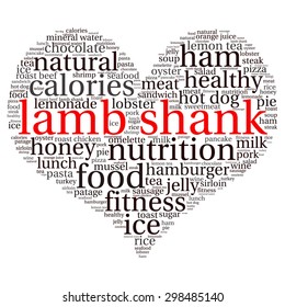 food  info-text graphics and arrangement concept (word cloud)