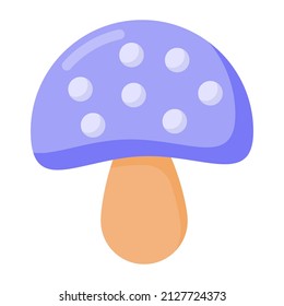 Food ingredient, oyster mushroom in modern style 

