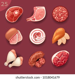 Food ingredients. Meat