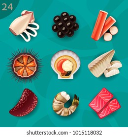 Food ingredients seafood