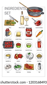 Food ingredients Set