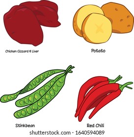 Food ingredients vector icon for your commercial use in contents, comics, games, application, etc. Check out our other cooking items.