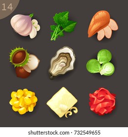 Food ingredients-set 14