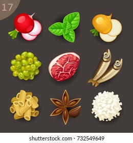 Food ingredients-set 17