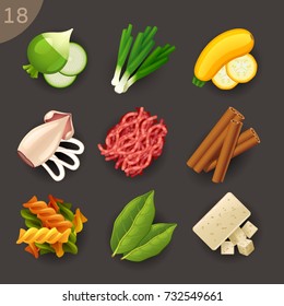 Food ingredients-set 18