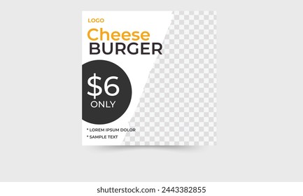 food instagram post for social media 