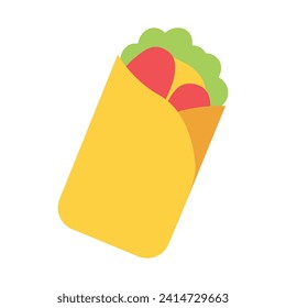 Food kebab fill vector illustration