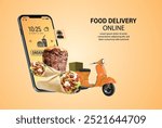 food kebab kebap icon logo sign art app web box order social media share fast smart phone design vector poster banner