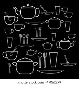 Food and kitchen illustration