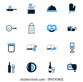 Food and kitchen symbol for web icons