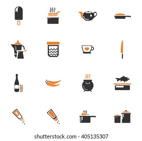 Food and kitchen symbol for web icons