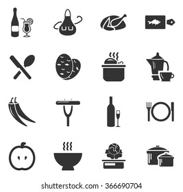 Food and kitchen web icons