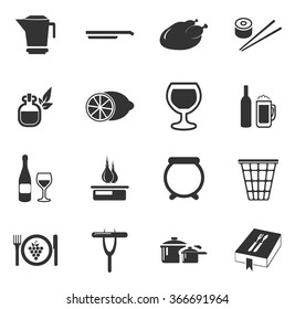 Food and kitchen web icons