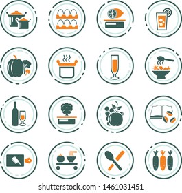Food and kitchen web icons for user interface design