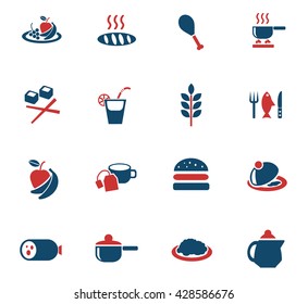 food and kitchen web icons for user interface design
