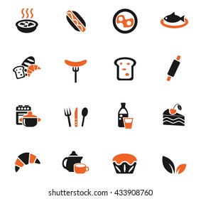 food and kitchen web icons for user interface design