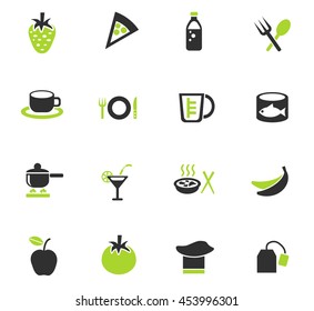 food and kitchen web icons for user interface design