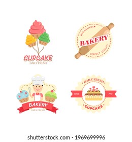 Food Label bakery sweet bakery dessert sweets shop  Design Template