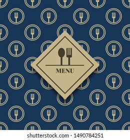 Food label  bg text menu for your design eps 10 vector