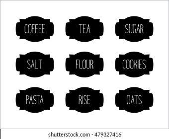 Pantry Labels High Res Stock Images Shutterstock