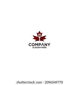 Food and leaf Logo Design Template