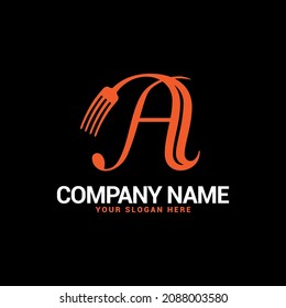 A Food Letter logo with fork symbol
