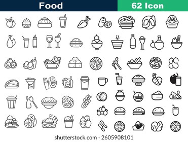 Food Line art Vector Icon