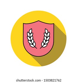 food line color icons for barley & oats food