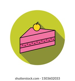 food line color icons for Cherry & food