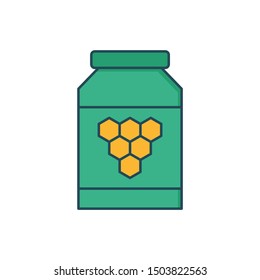 food line color icons for  healthy &  natural