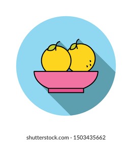 food line color icons for  juicy &  natural