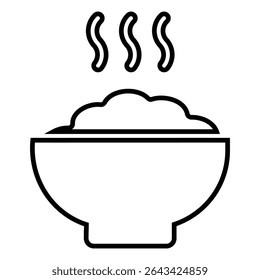 food line icon design. food thin black outline symbol vector illustration. editable stroke icon on transparent background.